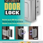 Defender Security Satin Nickel U 10827 Door Reinforcement Lock