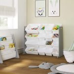 Humble Crew Supersized Wood Toy Storage Organizer, Extra Large, GreyWhite
