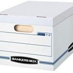 Bankers Box STOR/File Storage Boxes, Standard Set-Up, Lift-Off Lid, Letter/Legal, Case of 30 (0071304) , white