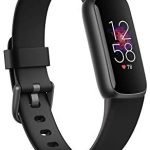 Fitbit Luxe Fitness and Wellness Tracker with Stress Management, Sleep Tracking and 24/7 Heart Rate, Black/Graphite, One Size (S & L Bands Included)